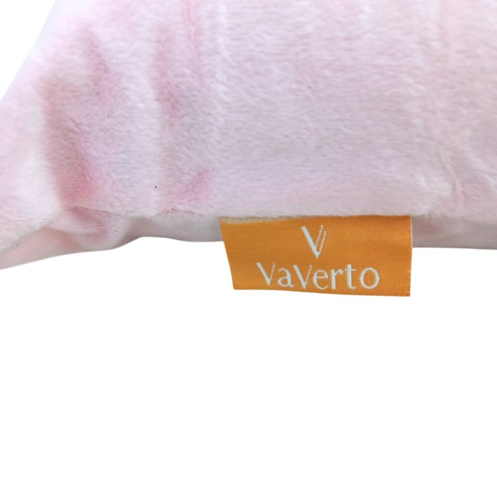 VaVerto Pink Lightweight Camping Pillow - Soft Ribbed Outdoor Nap Pillow - 12x19 - Picture 2 of 6